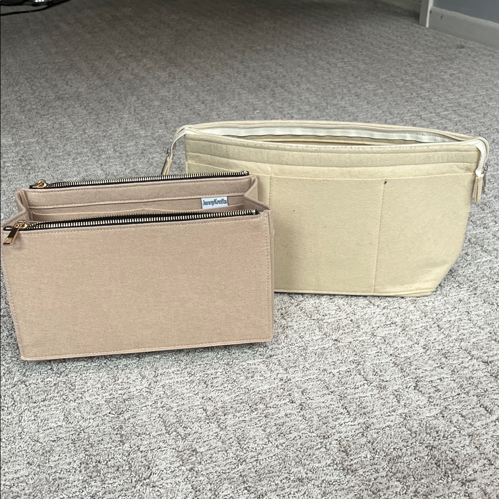 Beige and Cream Storage Organizer Set